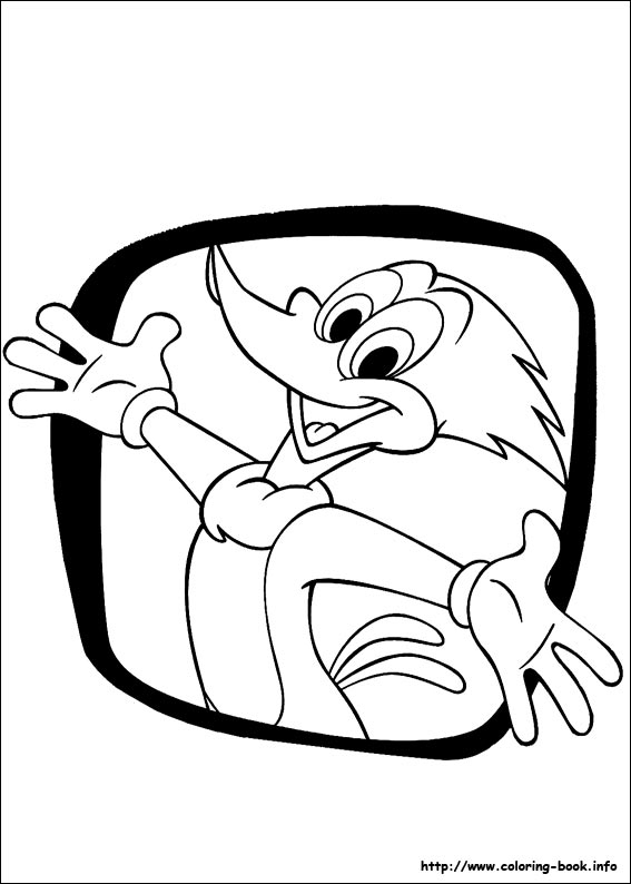 Woody Woodpecker kolorowanki